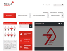Tablet Screenshot of blodtjanst.fi